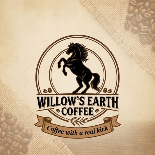 Introducing Willow's Earth Coffee - a blend born from a nutty, intense horse 🐴☕